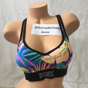 VS PINK SMALL PUSH UP SPORTS BRA